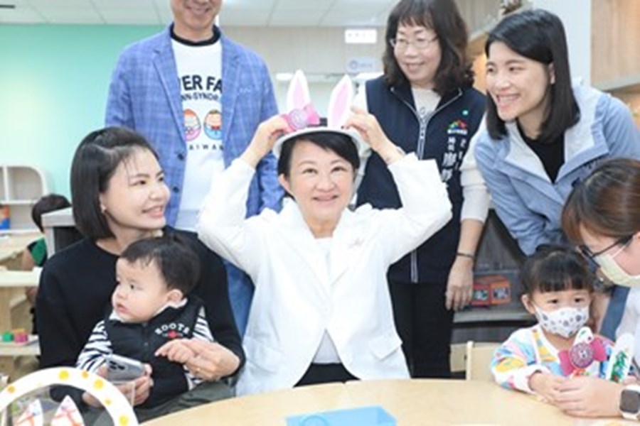 盧秀燕表示-她身為六都唯一女性市長-特別重視托育方面的議題